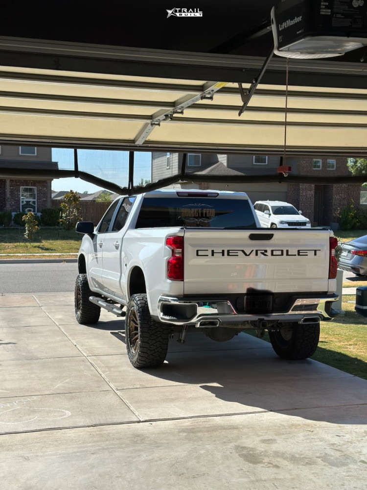 2021 Chevrolet Silverado 1500 Wheel Offset Slightly Aggressive