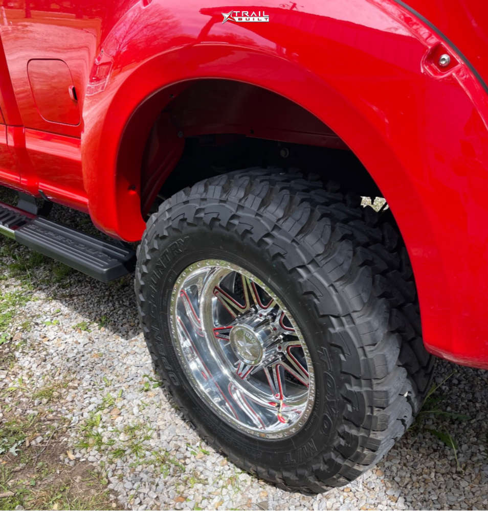 2018 Ford F-350 Super Duty Wheel Offset Aggressive > 1