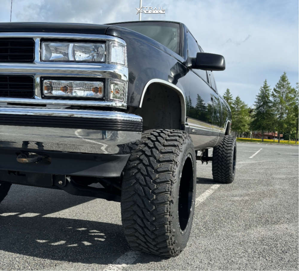 1999 Chevrolet K1500 Wheel Offset Hella Stance >5