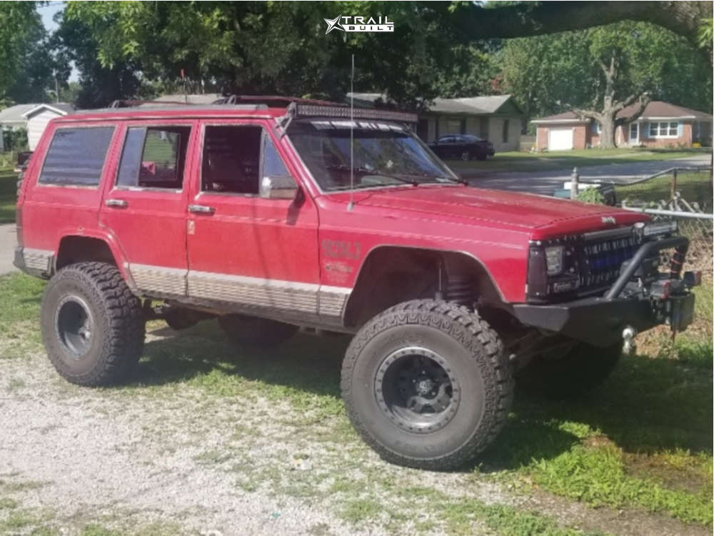 【jeep nkht】 1992 Jeep Cherokee Wheel Offset Super Aggressive 3
