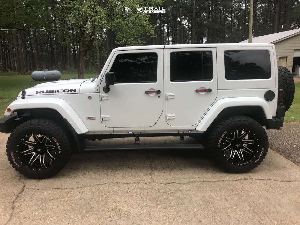 2013 Jeep Wrangler Wheel Offset Aggressive > 1