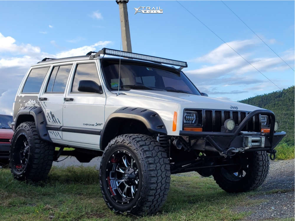 1998 Jeep Cherokee Wheel Offset Aggressive > 1