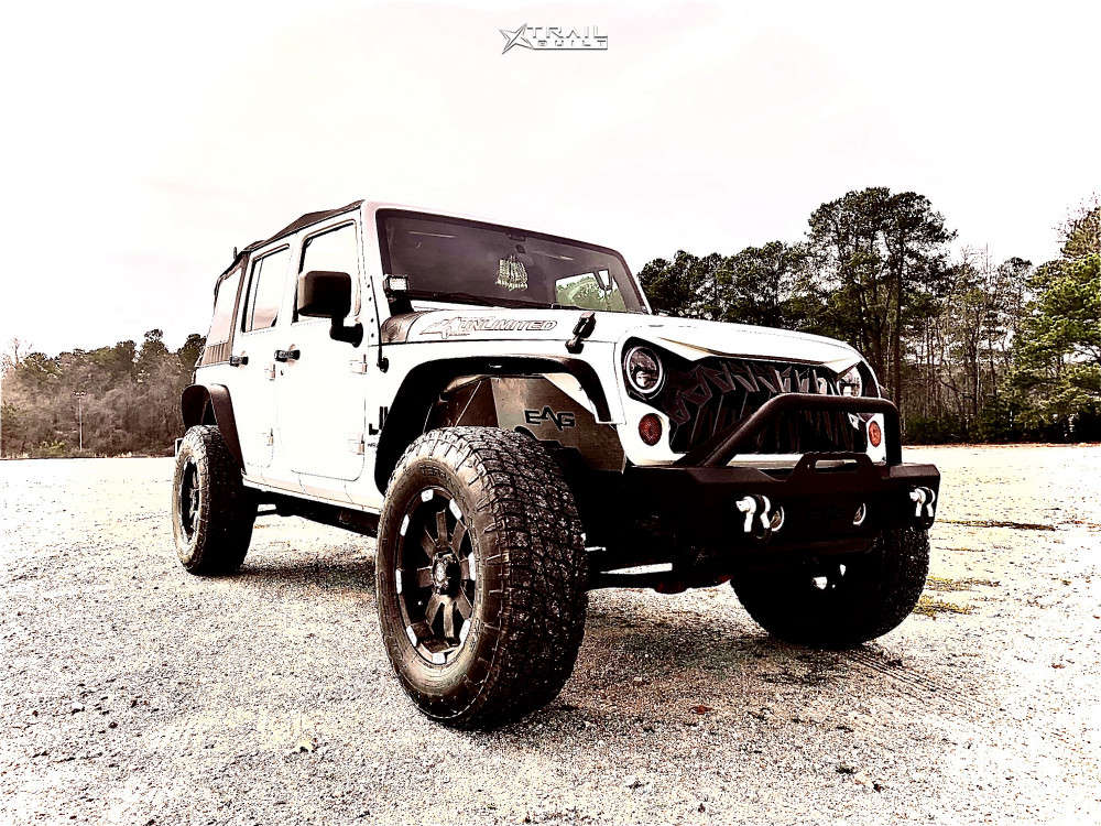 2011 Jeep Wrangler Wheel Offset Aggressive > 1