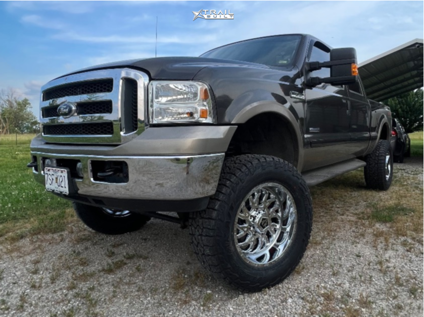 2005 Ford F-250 Super Duty Wheel Offset Aggressive > 1